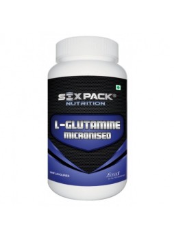 Sixpack L-Glutamine Micronised 300gm
